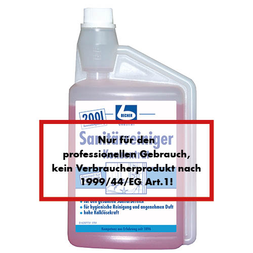 Dr. Becher Sanitärreiniger Konzentrat 1 l Dosierflasche